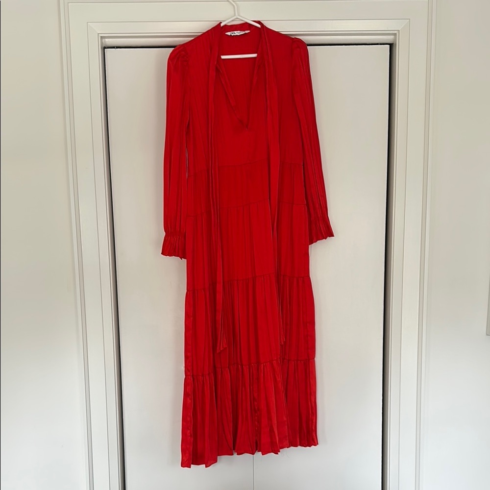 Zara Red Maxi Dress